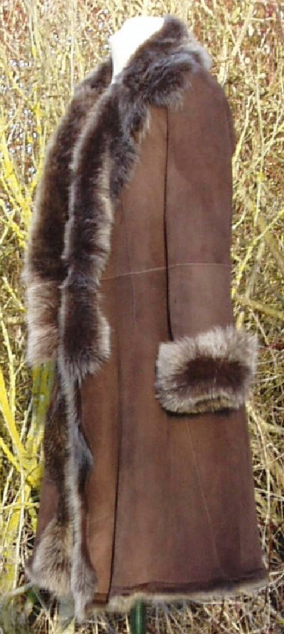 Knee Length Shearling Coats