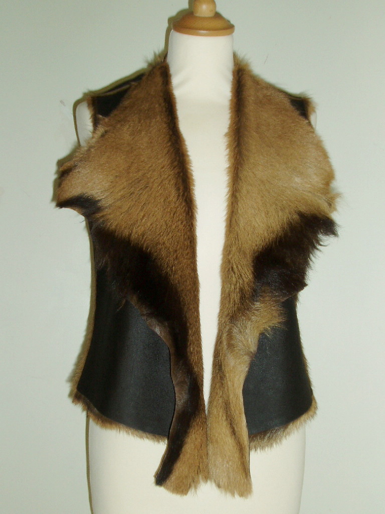 Reversible Goatskin Gilet