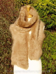 Very Long Shearling Scarves