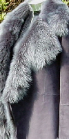 Grey Brisa Toscana Sheepskin Coat
