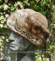 clasic sheepskin hat with toscana band
