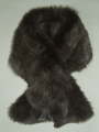 Brown Brisa Toscana Sheepskin Scarf TS541 �58