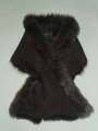 Scarves Fasten Through a  Leather Loop TS541  54 inches