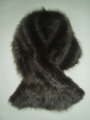 Silky Brown Brisa Toscana Sheepskin Scarf TS462 �48