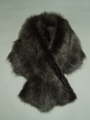 Silky Brown Brisa Toscana Sheepskin Scarf TS453 �48