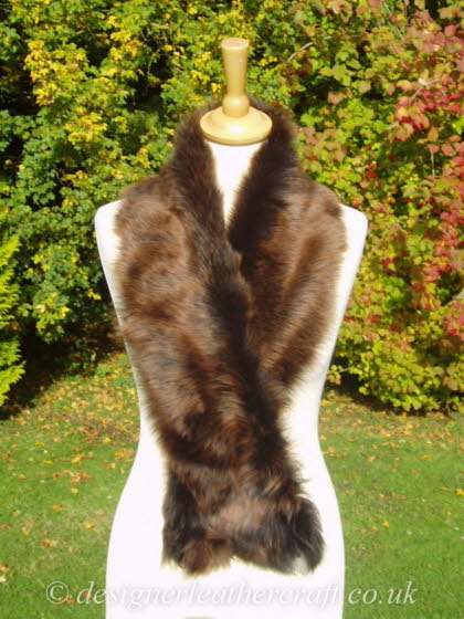 50 inch Amandari Toscana Shearling Scarf S4