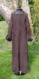 Back of the Brown Brisa Coat