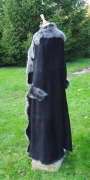 Black Brisa Full Length Toscana Sheepskin  Coat 