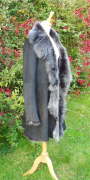 Charcoal Shearling Toscana Coat