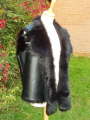 Black Nappalan Toscana Sheepskin Gilet 16 18