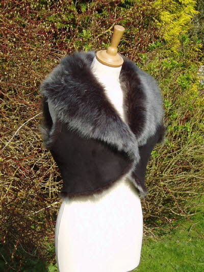 Black Suede Finish Toscana Bolero Sold