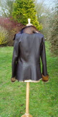 Back Length of Goatskin Jacket 25 inches