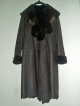Chocolate Brown Merino Sheepskin Coat