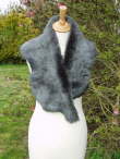 Charcoal Grey Toscana Scarf A �48 