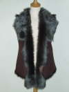 Choc Brown Brisa Toscana Shearling Gilet Bl 24