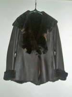 Chocolate Brown Merino Sheepskin Jacket
