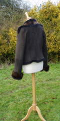 Cropped Amandari Shearling Jacket