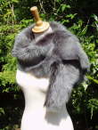 Extra Long Black Brisa Scarf 56 inc