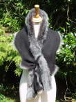 Extra Long Black Brisa Scarf �65