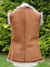 First Tan Gilet Back
