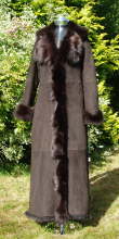Full Length Shearling Coat