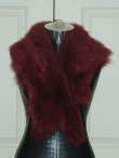 Wine Toscana Shearling Scarf �54