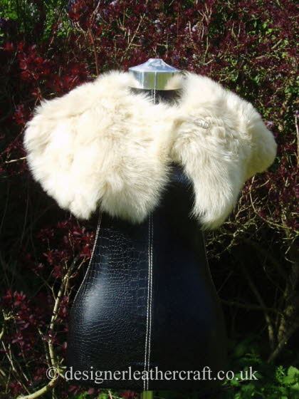 Gorgeous Cream Toscana Shearling Wrap