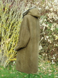 Hooded Merino Sheepskin Coat