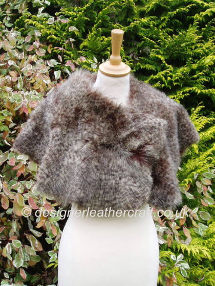 Individual Leopard Print Toscana Shearling Wrap