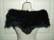 Jet Black Silky Fluffy Shearling Shrug  �48
