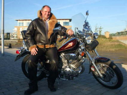 Mans Classic Sheepskin Flying Jacket