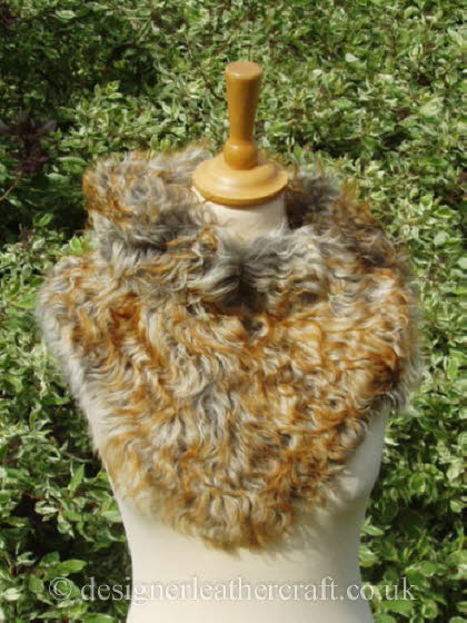 Pavone Tigrado Shearling Sheepskin  Wrap Pic 1
