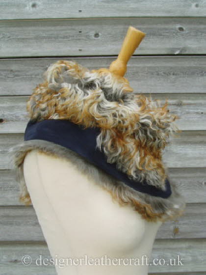 Pavone Tigrado Shearling Sheepskin  Wrap Reversed Pic 4
