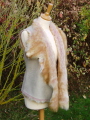 Pearlised Finish Toscana Sheepskin Gilet 10-12 Bl 22