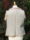 Pearlised Shearling Gilet
