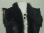 Sheepskin Gilet with Haematite and Leather Necklace