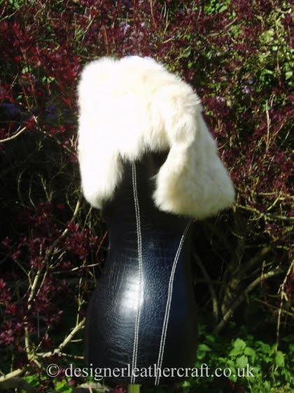 Side of the Cream Toscana Shearling Wrap