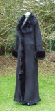 Soft Shearling - Black Suede Finish