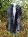 Stunning  Black Nappalan Finish Gilet 8-10 Bl21