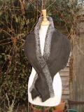 Suede Side of the 60 inch Snowtop Scarf