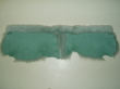 Suede side showing natural edges