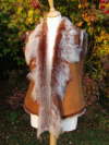 Tan Toscana Sheepskin Gilet 12 14