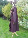 Wine Nappalan Finish Sheared Toscana Coat
